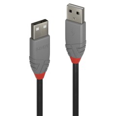 Lindy 1M USB 2.0 Type A Cable - High-Speed Data Transfer 36692